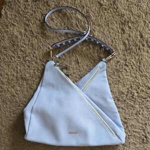 EUC Calvin Klein Pale Blue Crossbody/ Shoulder Bag
